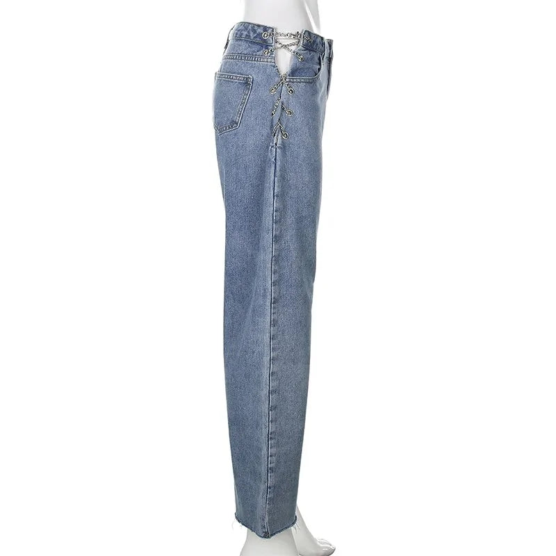 Juna Split Jeans