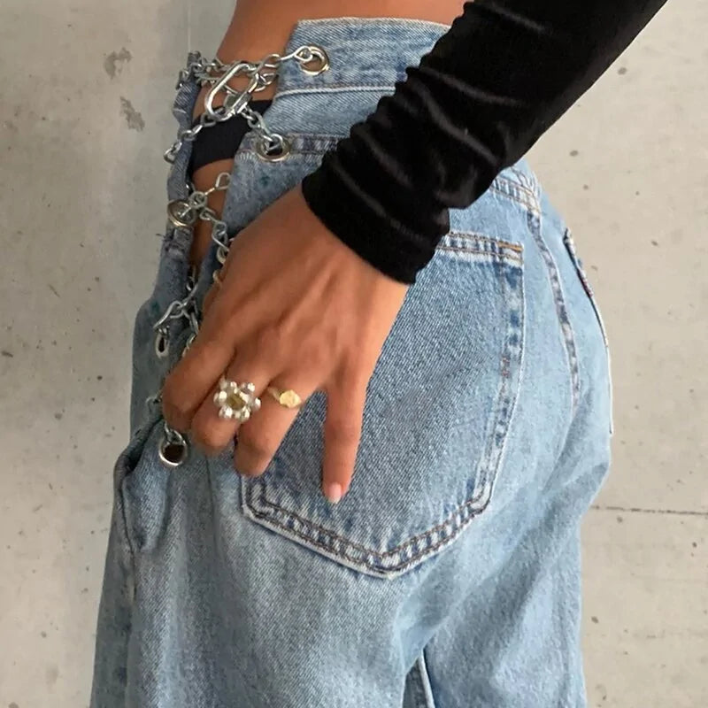 Juna Split Jeans