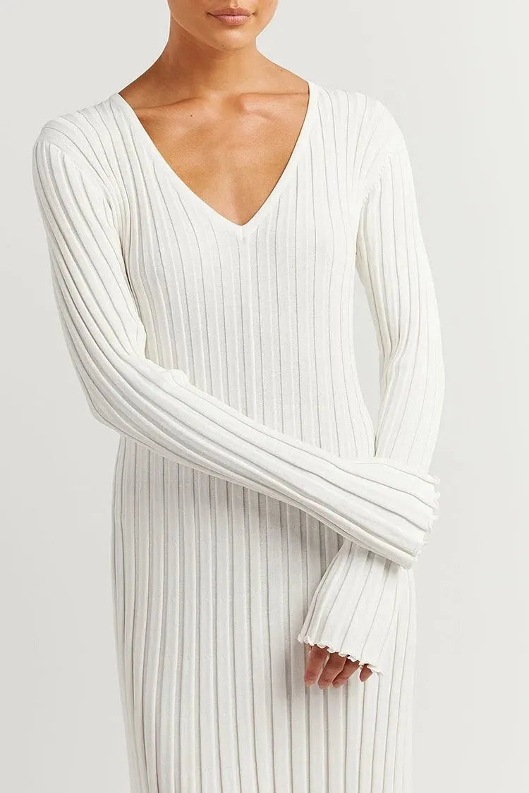 Rose Knitted Jurk