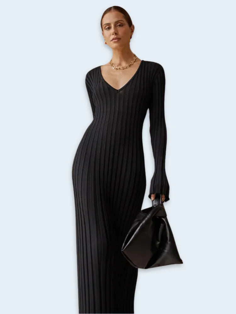 Rose Knitted Jurk