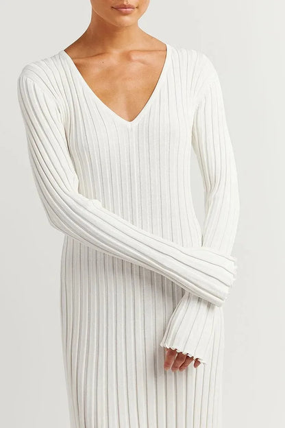 Rose Knitted Jurk